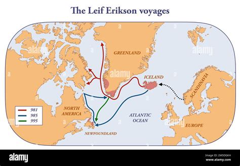  การเดินทางของ Leif Erikson การสำรวจทวีปอเมริกาเหนือ และรุ่งอรุณของยุคไวกิ้ง